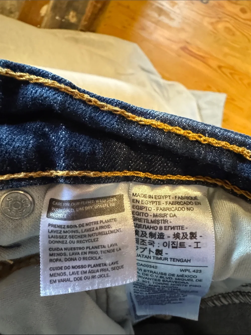 Levi's Men's Relaxed Jeans — Deep Indigo Blue